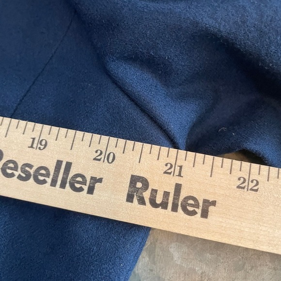 Vintage Pendleton Womens Blazer Jacket Sz 14 Wool Sport Coat USA Navy Blue Gold - Picture 13 of 16